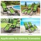 Outdoor Folding Zero Gravity Reclining Lounge Chair with Utility Tray